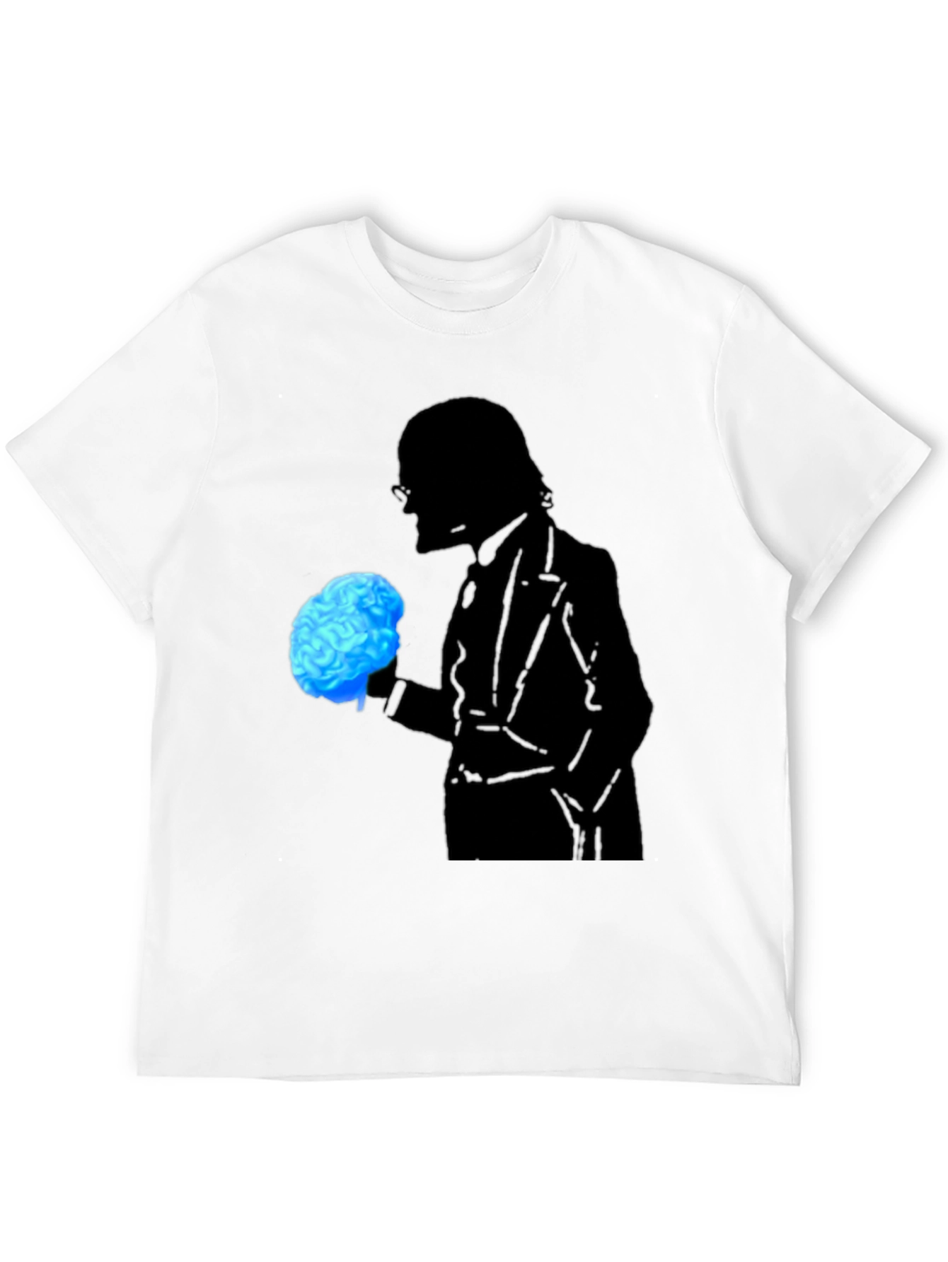 Brain Silhouette Graphic Tee