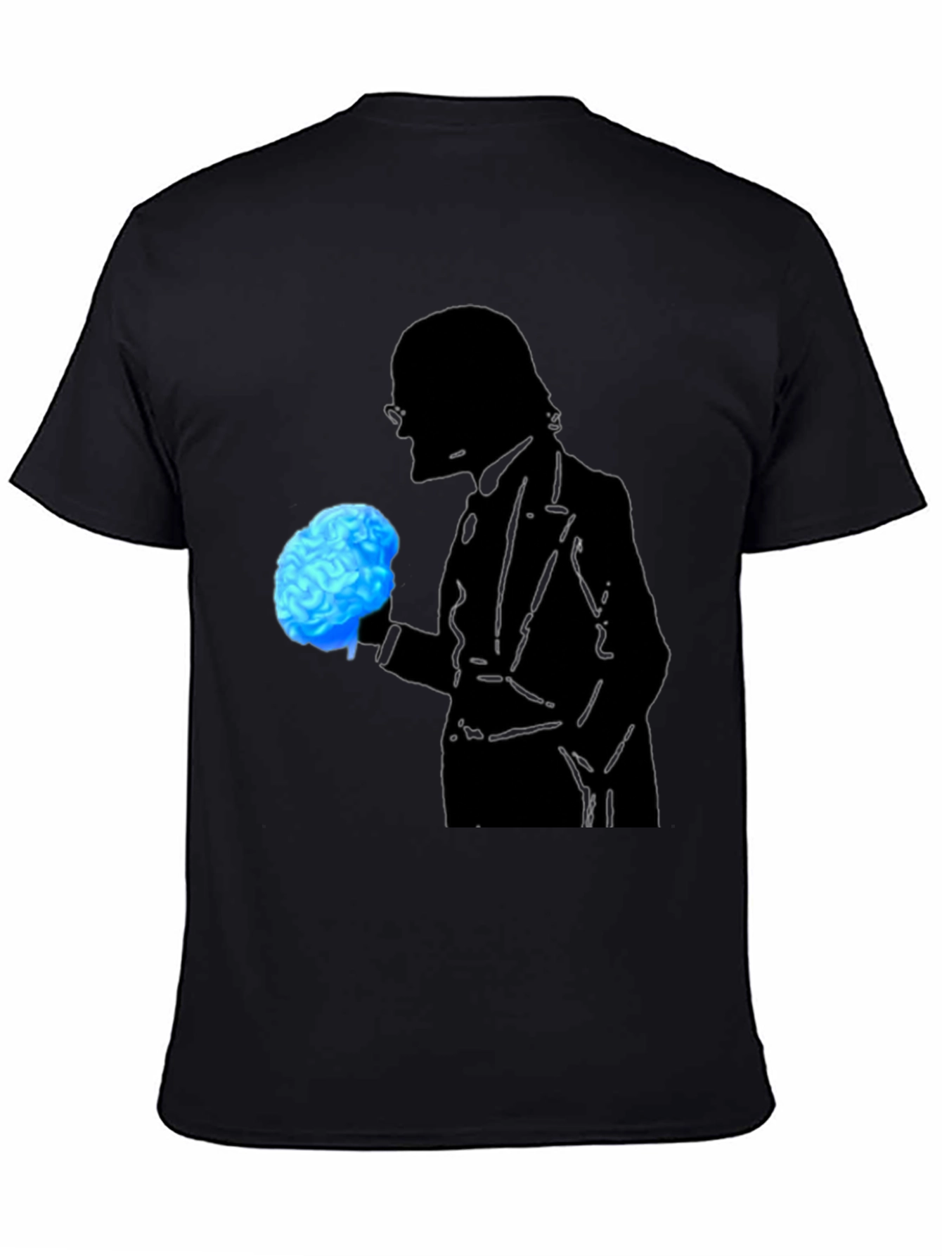 Brain Silhouette Graphic Tee