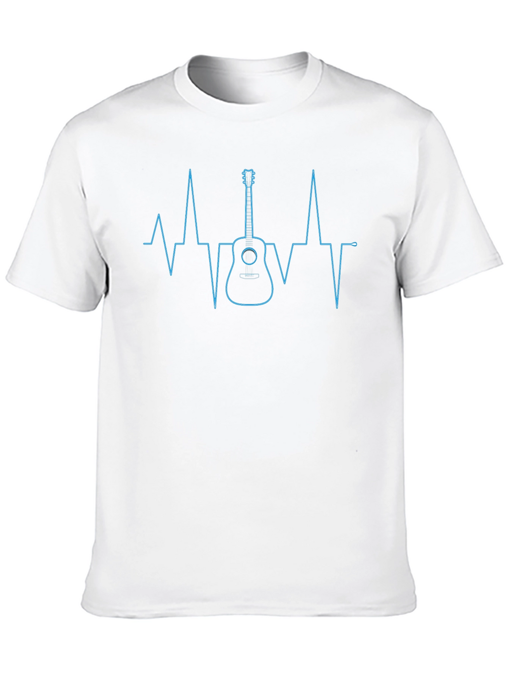 Guitar Heartbeat T-Shirt - Music Lover Tee