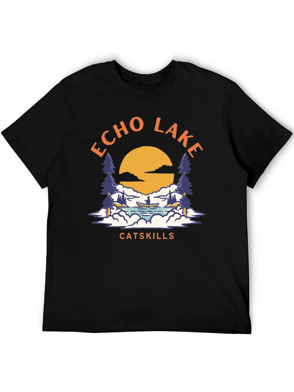 Echo Lake Catskills Graphic T-Shirt