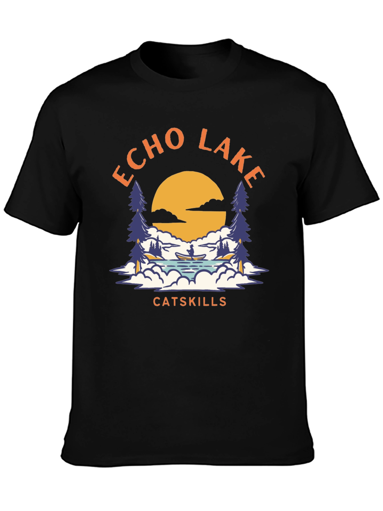 Echo Lake Catskills Graphic T-Shirt