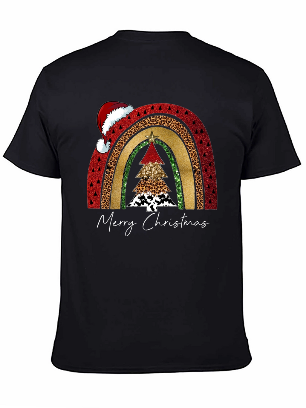 Festive Christmas Rainbow Tree T-Shirt