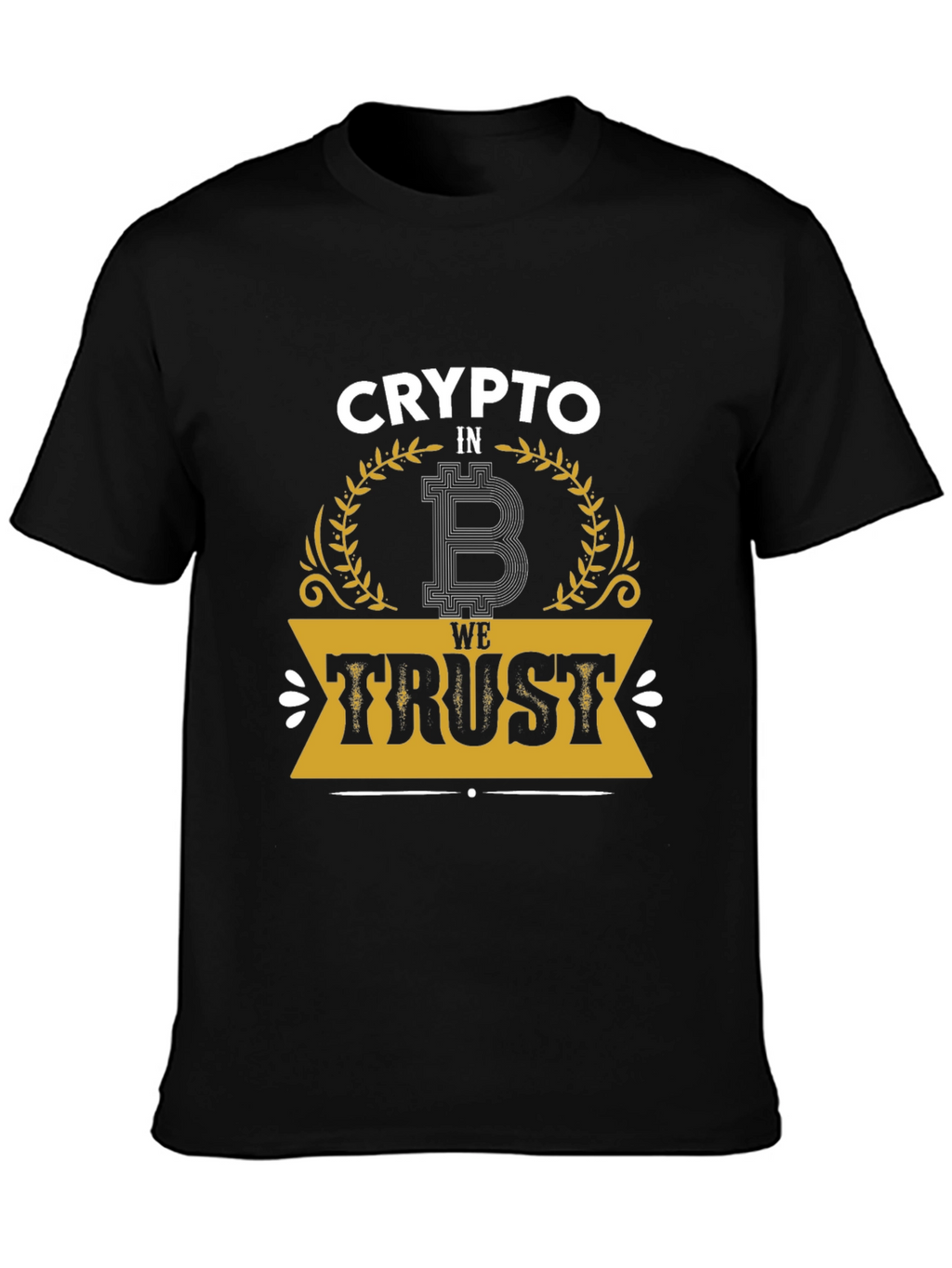 Crypto We Trust Graphic Tee - Black