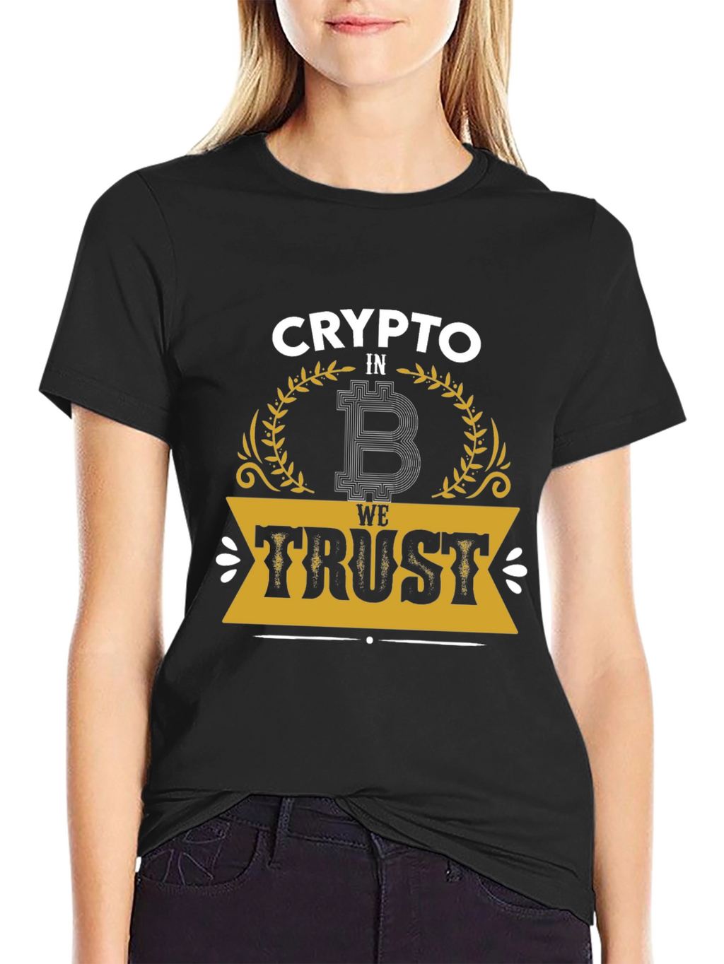 Crypto We Trust Graphic Tee - Black