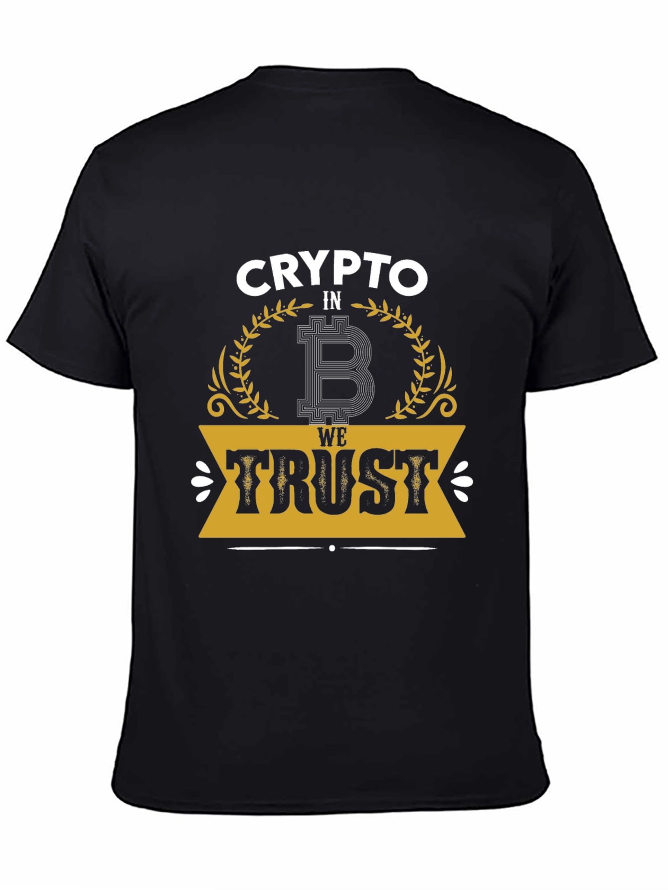 Crypto We Trust Graphic Tee - Black
