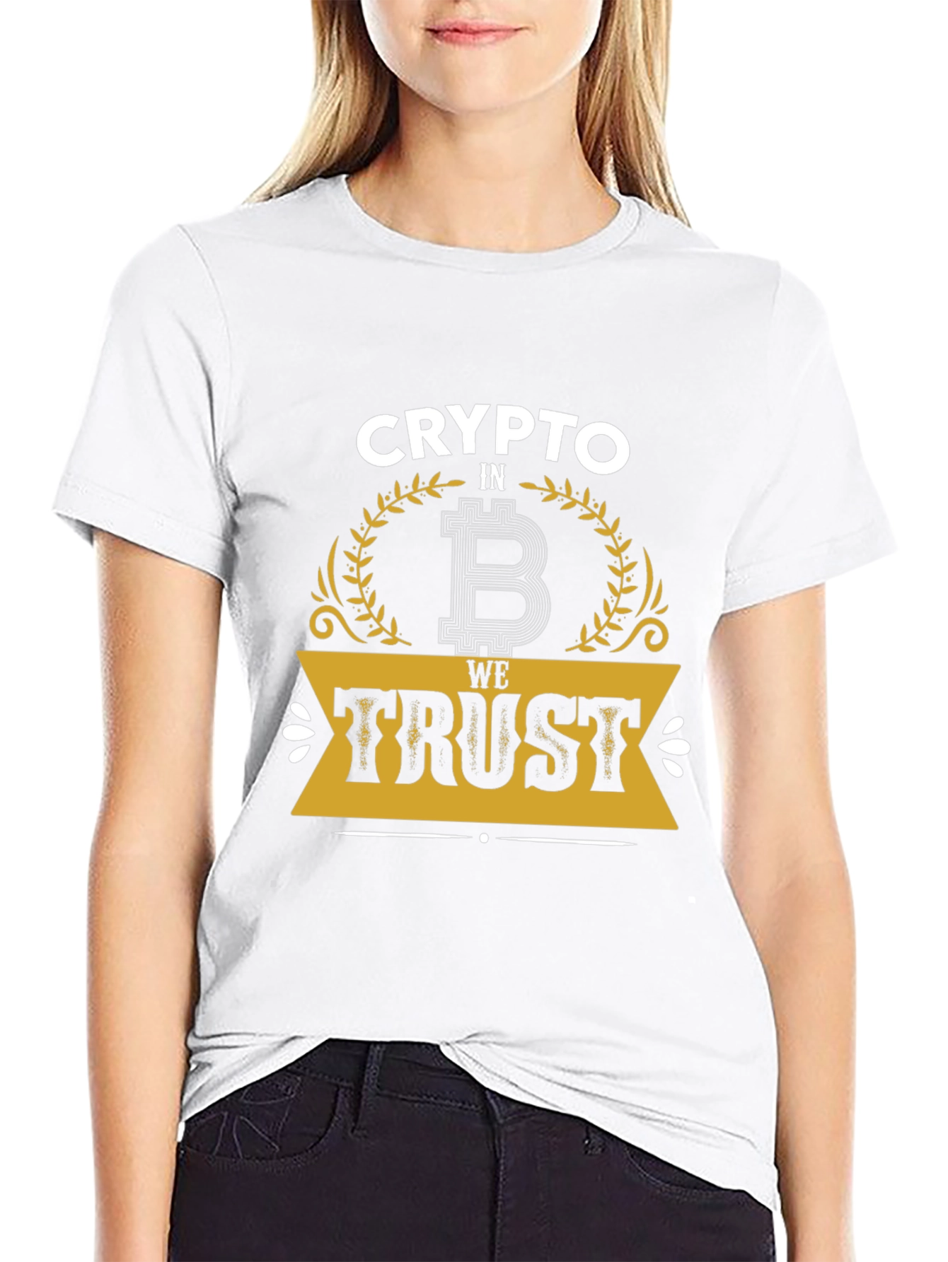 Crypto We Trust Graphic Tee - Black