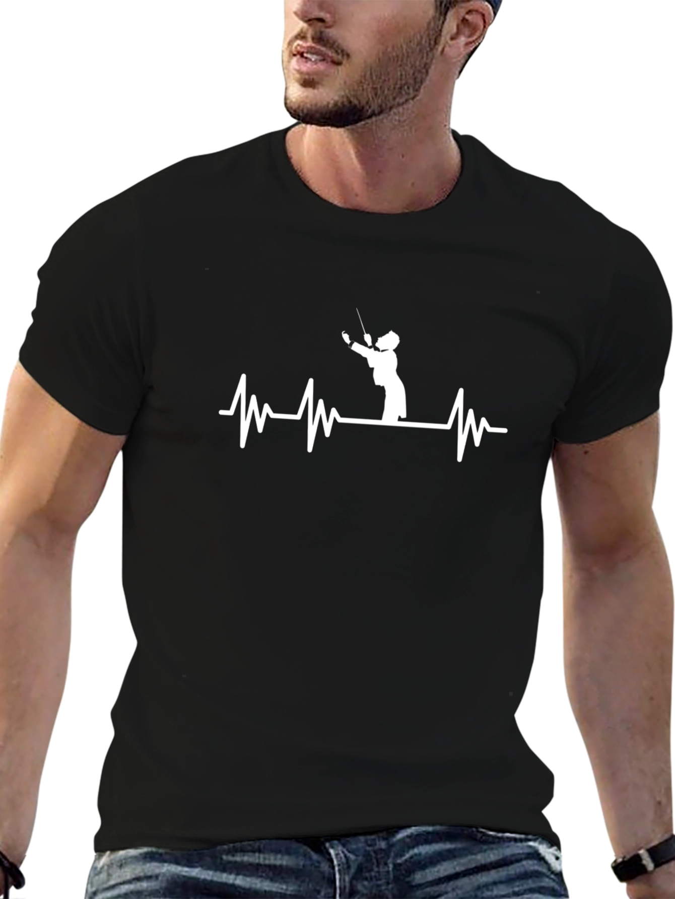 Conductor Heartbeat T-Shirt - Music Lover Tee