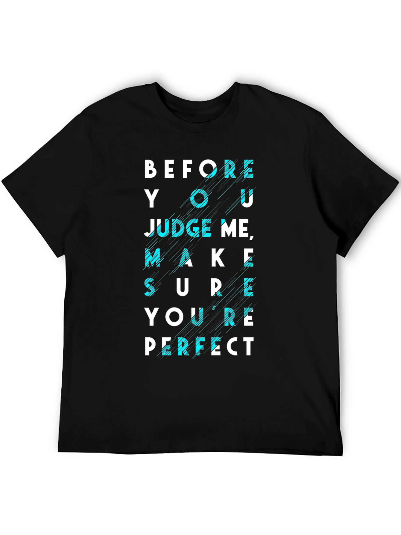 Before You Judge Me Graphic Tee - Black