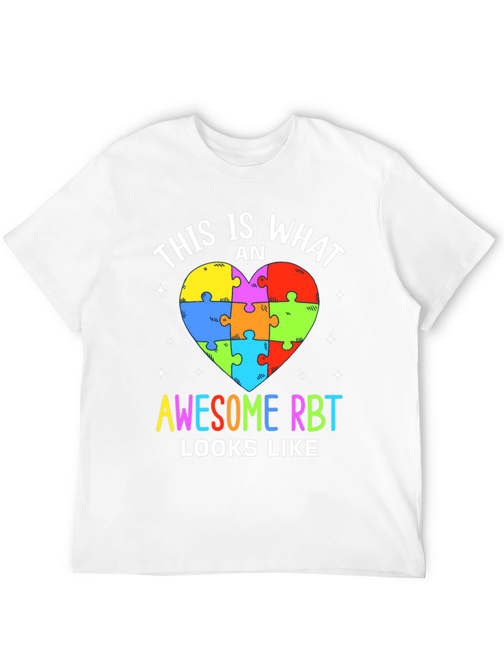 Awesome RBT Puzzle Heart T-Shirt