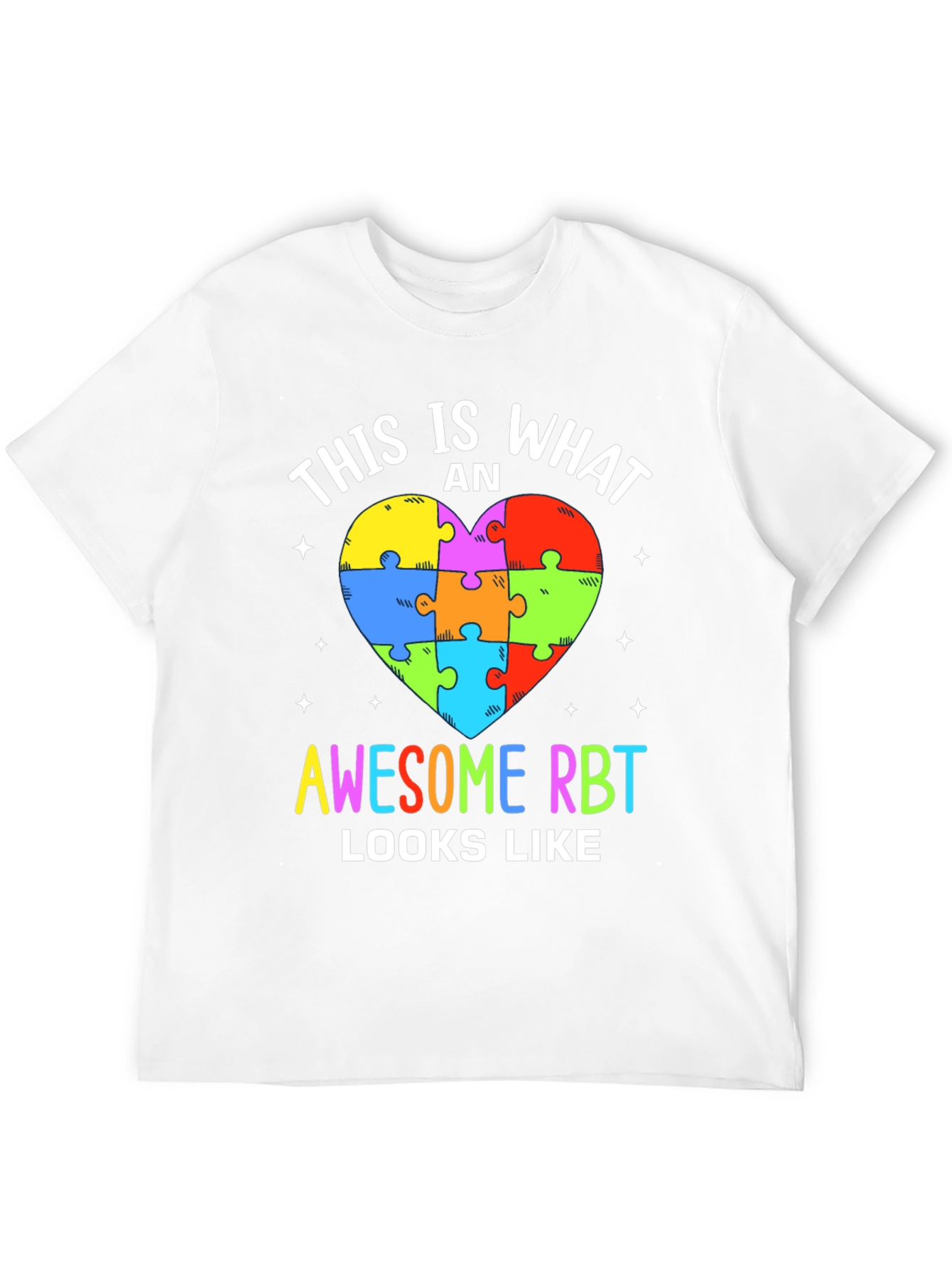Awesome RBT Puzzle Heart T-Shirt