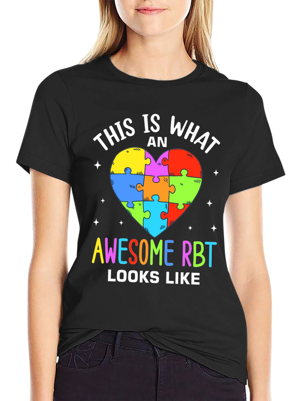 Awesome RBT Puzzle Heart T-Shirt
