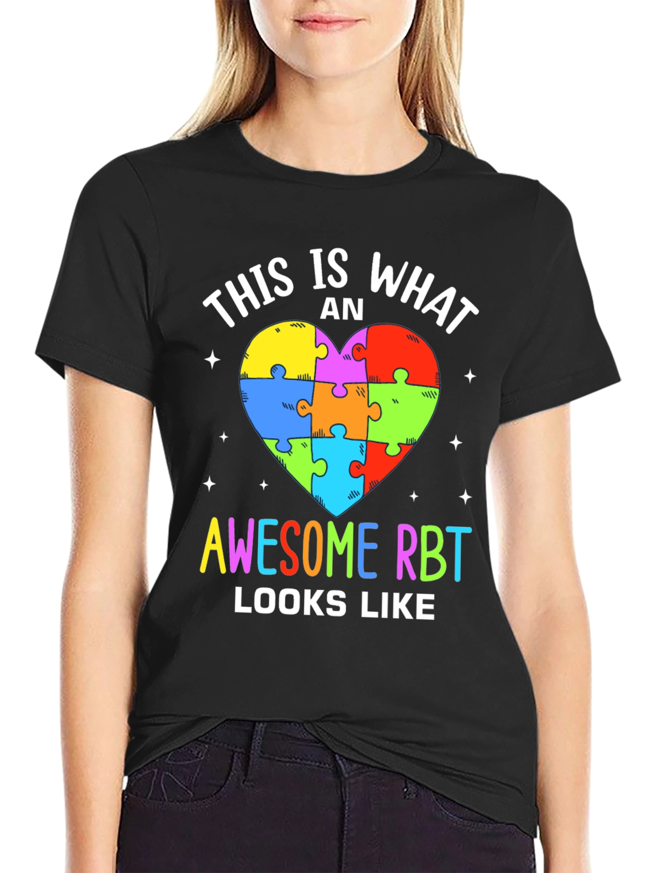 Awesome RBT Puzzle Heart T-Shirt