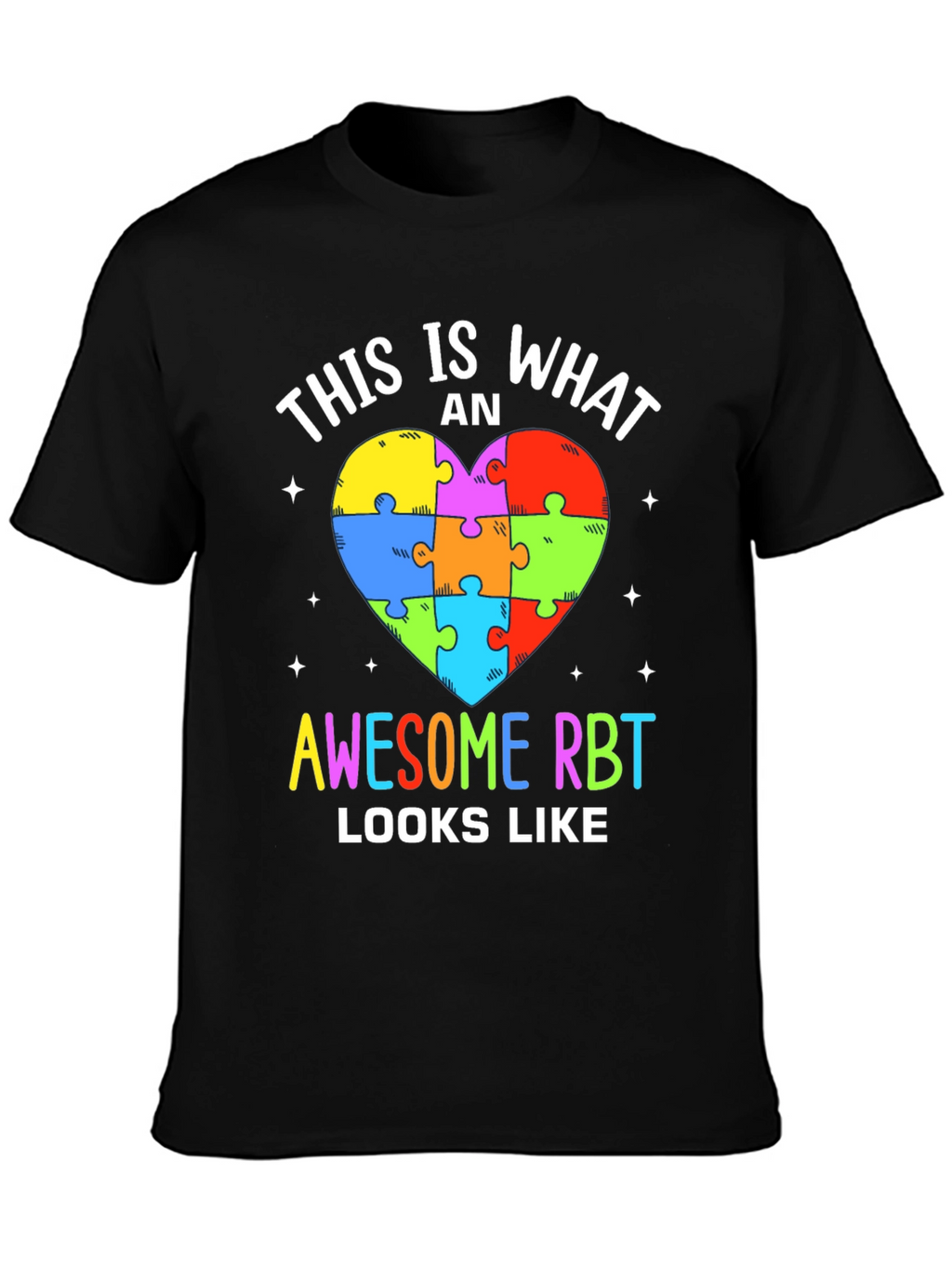 Awesome RBT Puzzle Heart T-Shirt