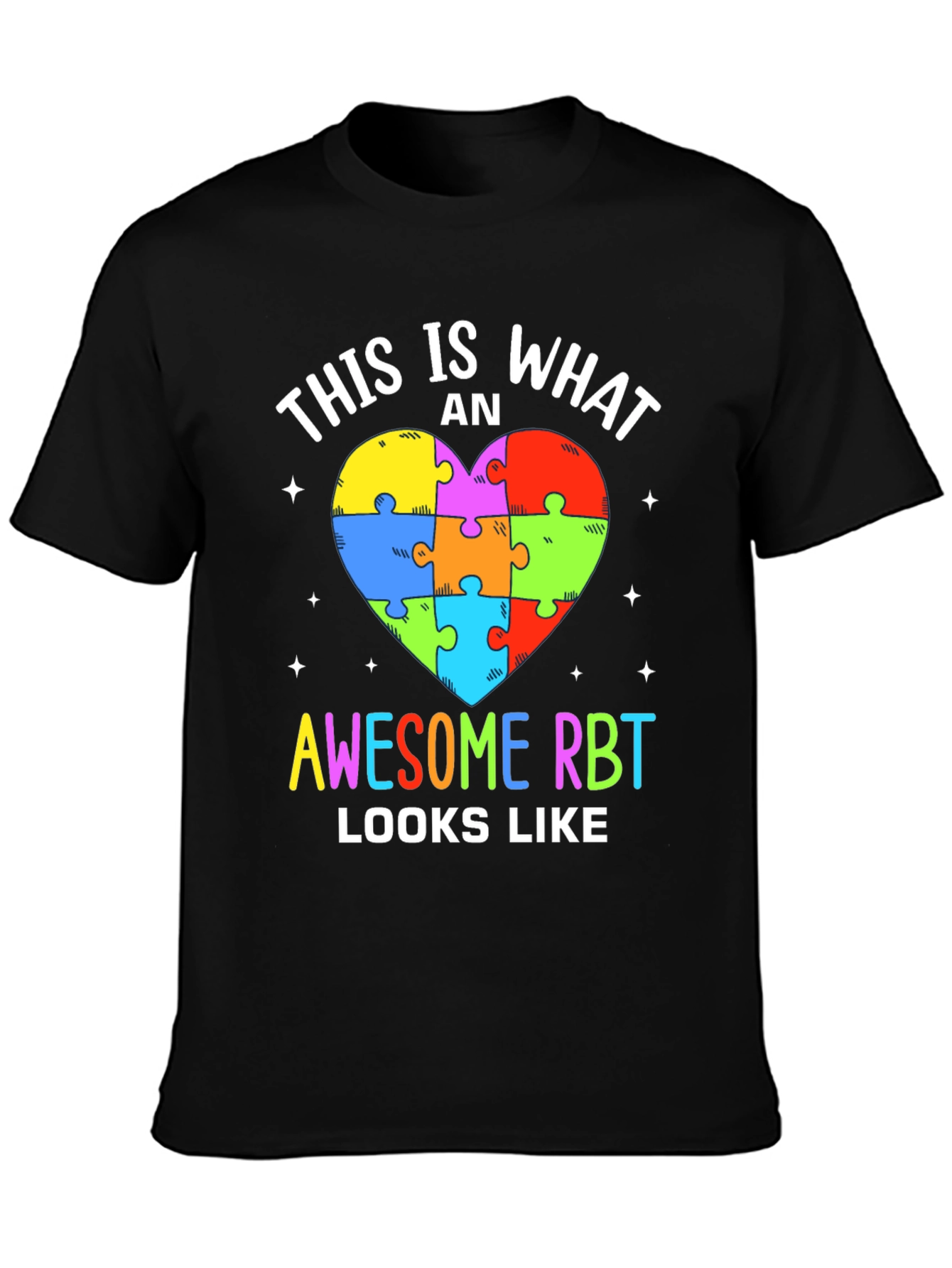 Awesome RBT Puzzle Heart T-Shirt