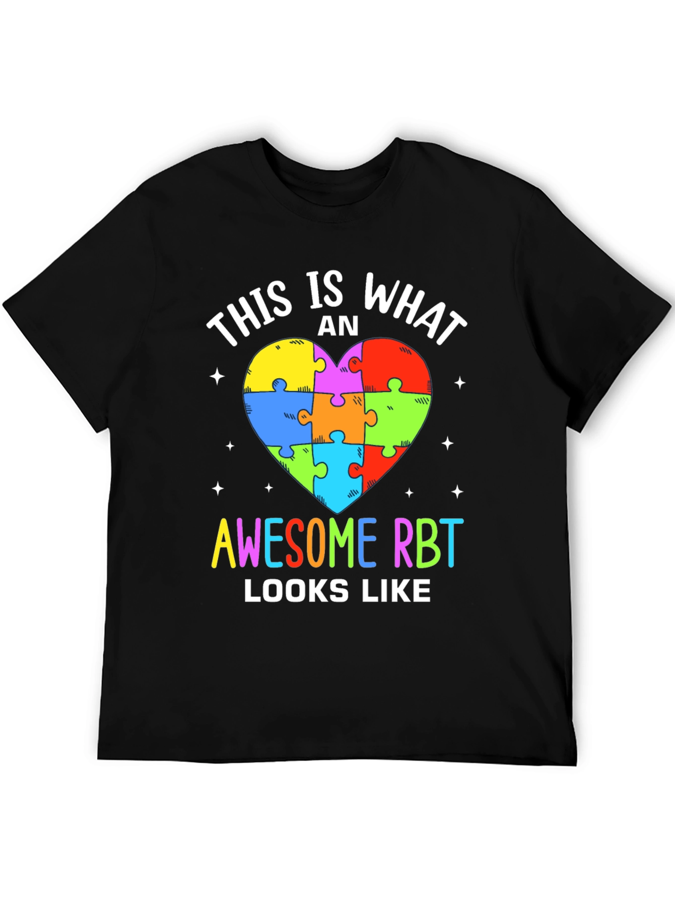 Awesome RBT Puzzle Heart T-Shirt