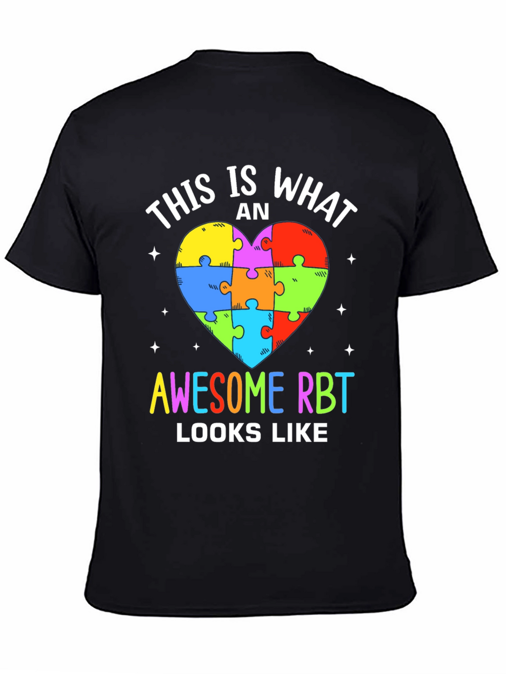 Awesome RBT Puzzle Heart T-Shirt