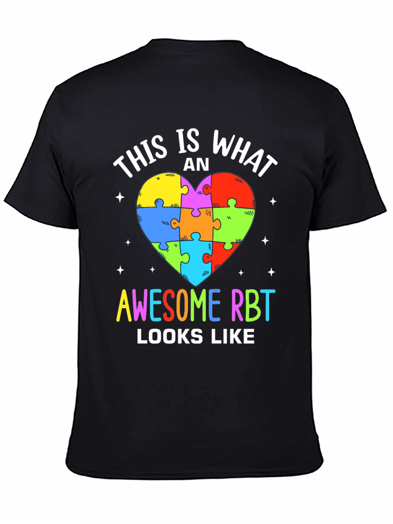 Awesome RBT Puzzle Heart T-Shirt
