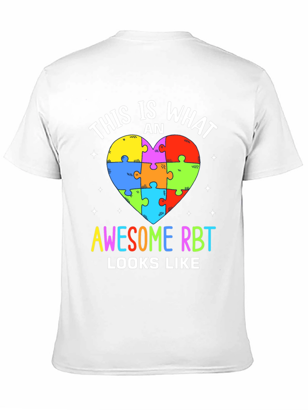 Awesome RBT Puzzle Heart T-Shirt