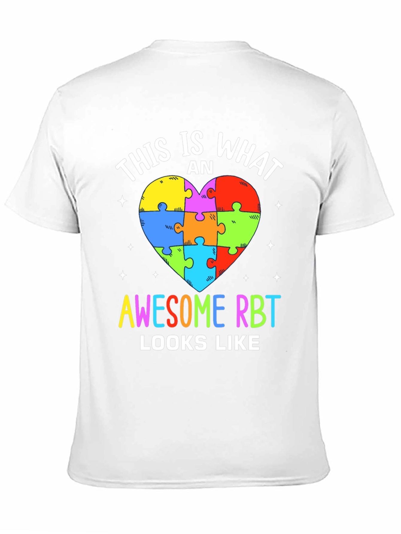 Awesome RBT Puzzle Heart T-Shirt
