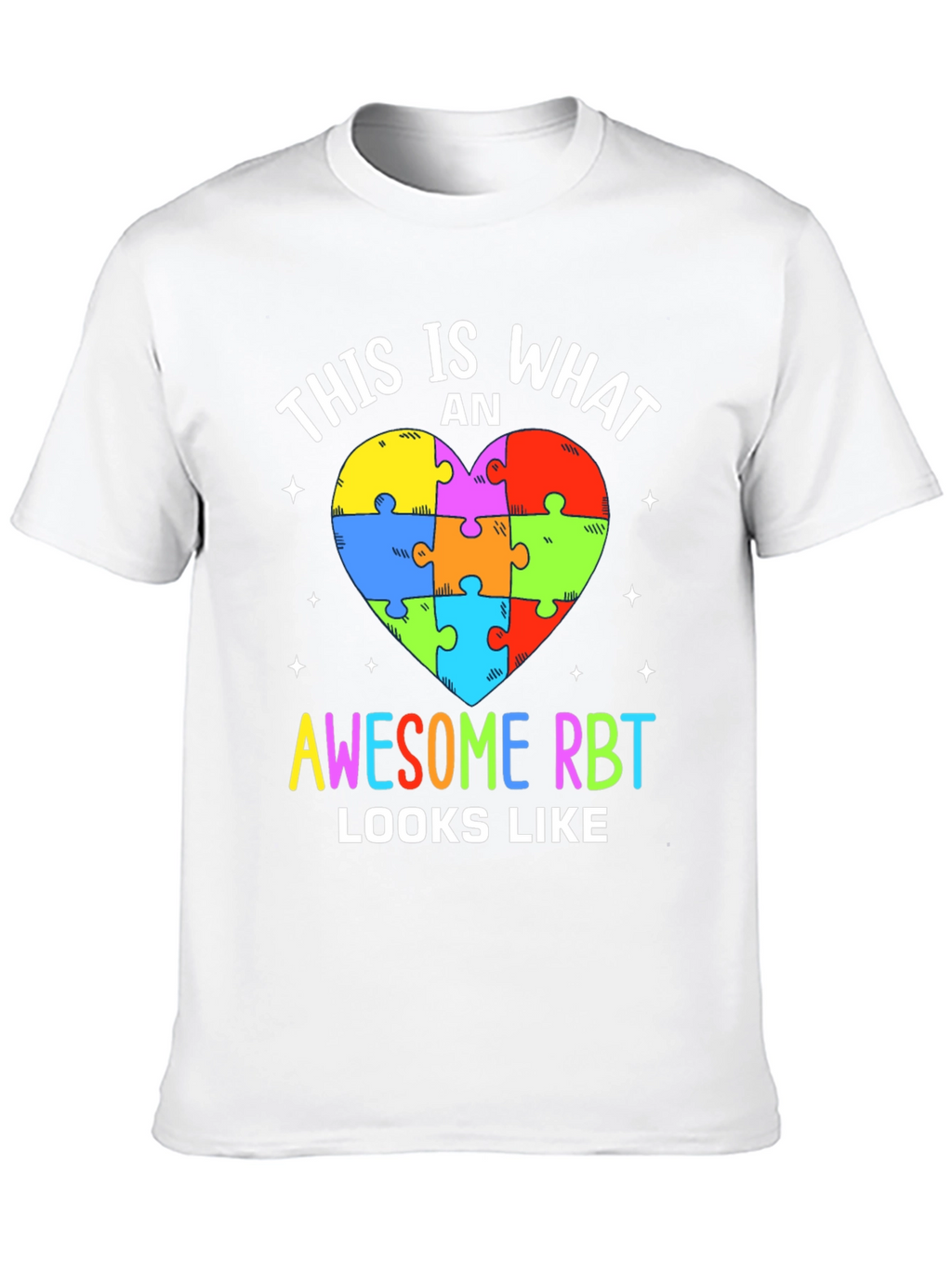 Awesome RBT Puzzle Heart T-Shirt