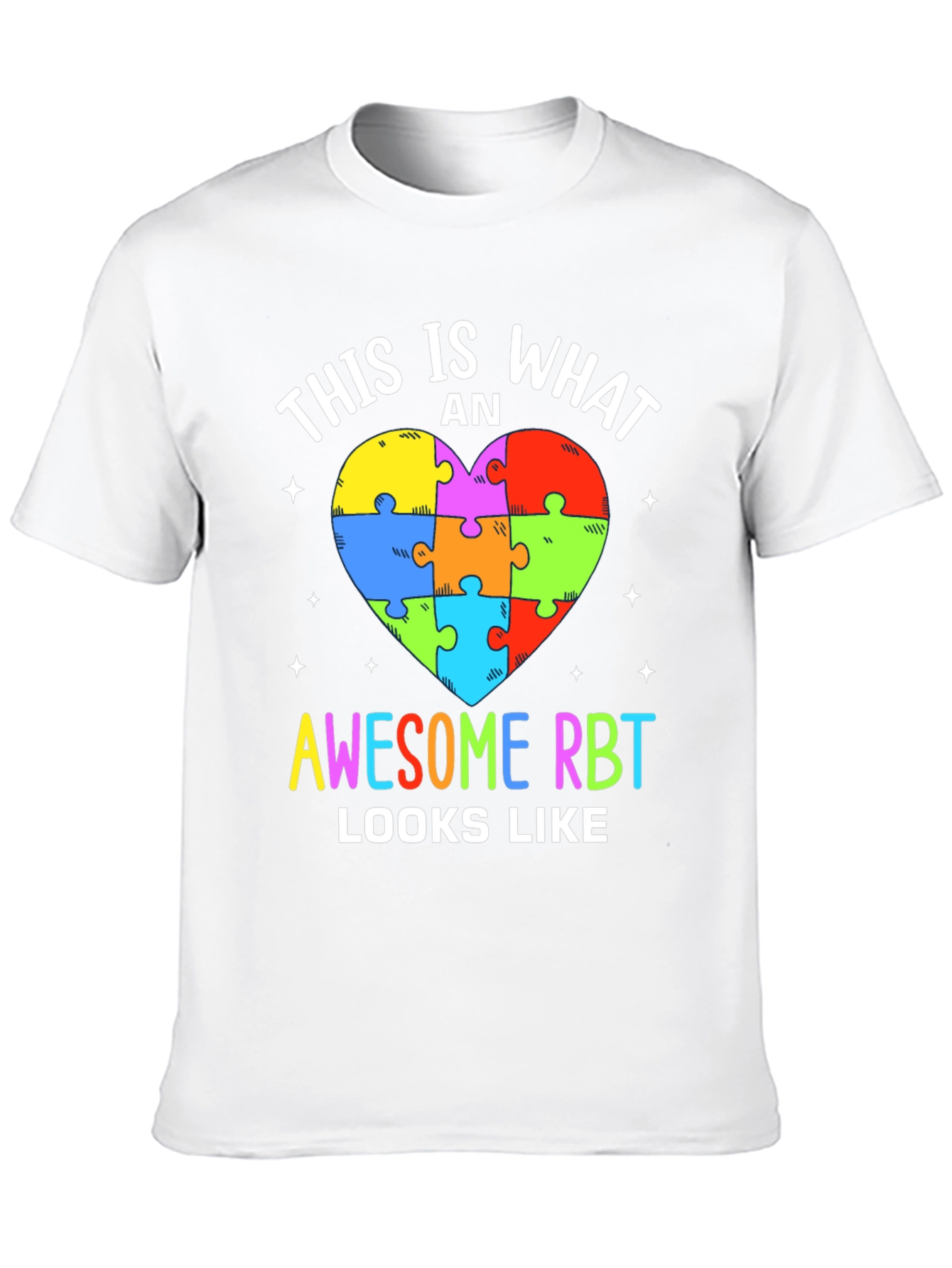 Awesome RBT Puzzle Heart T-Shirt