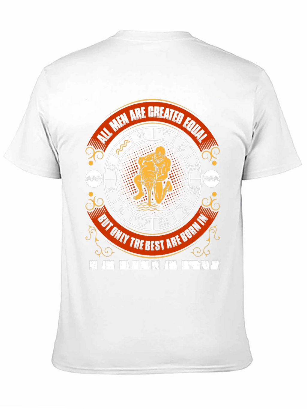 Aquarius Zodiac Sign Mens T-Shirt