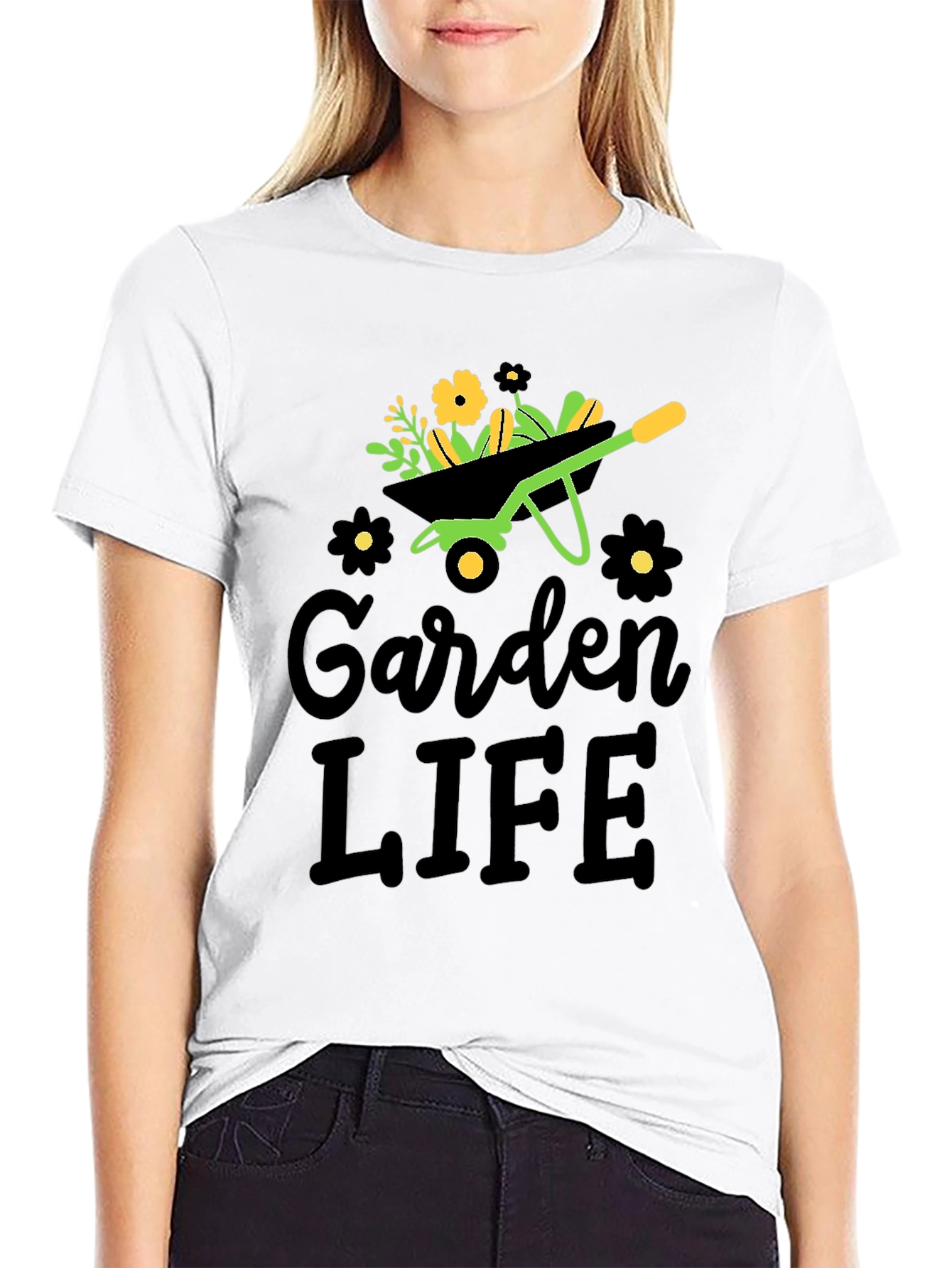 Garden Life T-Shirt - Wheelbarrow Graphic Tee