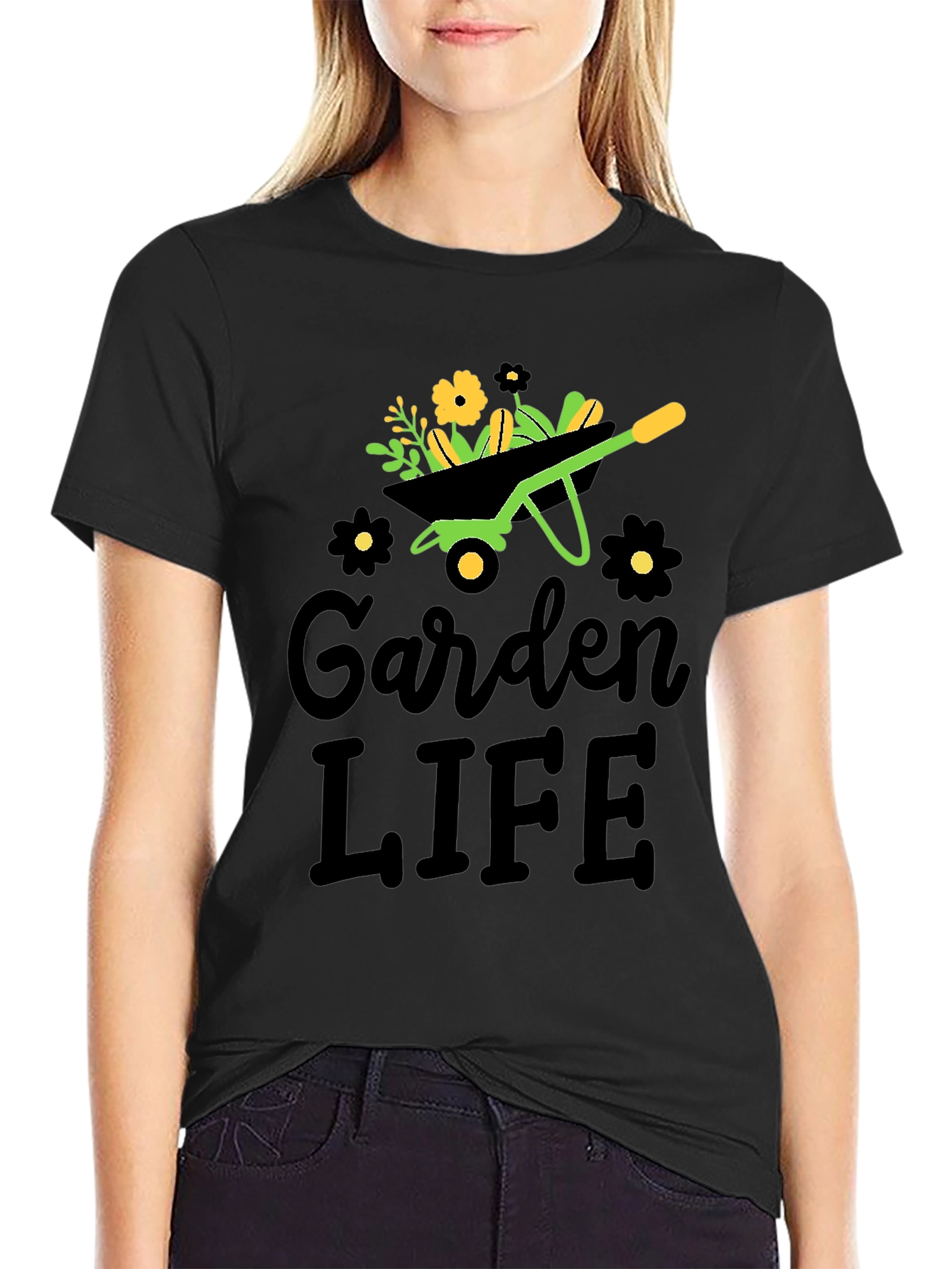 Garden Life T-Shirt - Wheelbarrow Graphic Tee