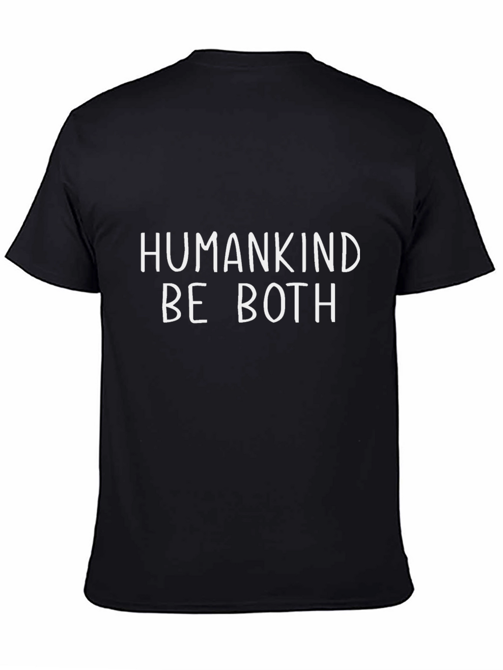 Humankind Be Both Graphic Tee - Unisex Black T-Shirt