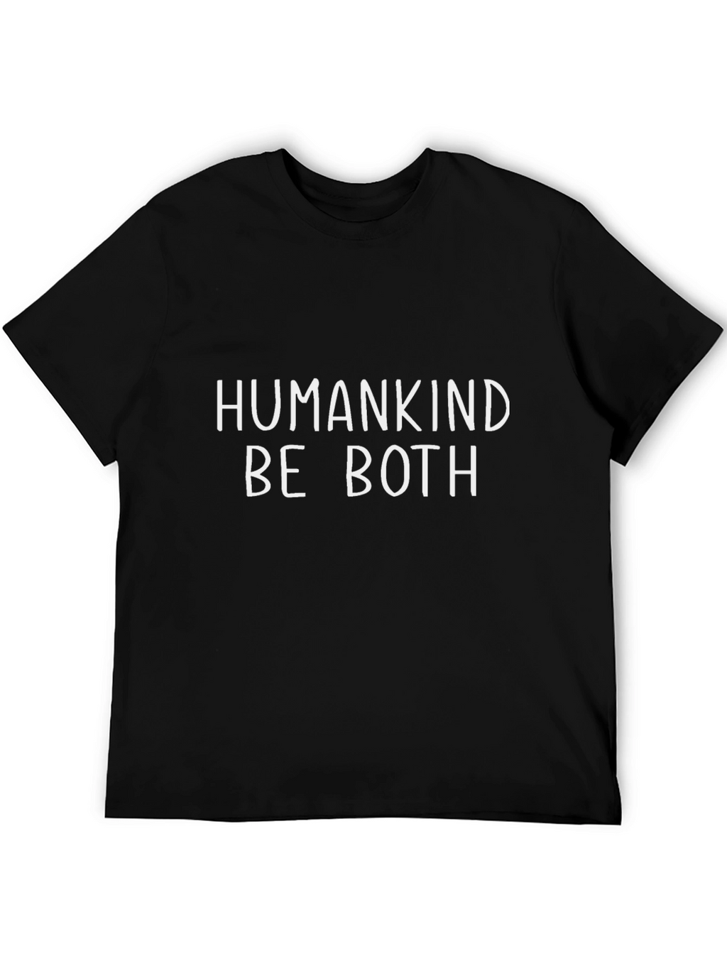 Humankind Be Both Graphic Tee - Unisex Black T-Shirt