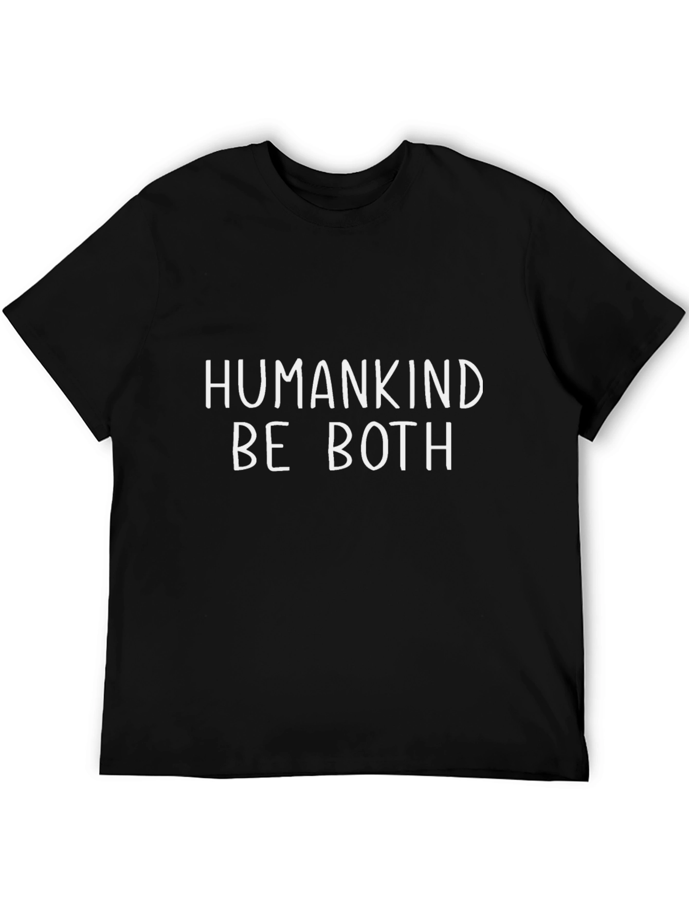 Humankind Be Both Graphic Tee - Unisex Black T-Shirt