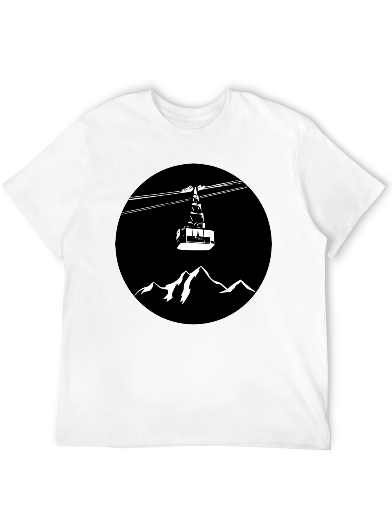 Mountain Cable Car Graphic Tee