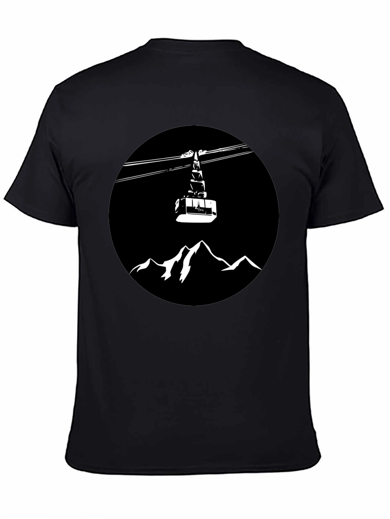 Mountain Cable Car Graphic Tee