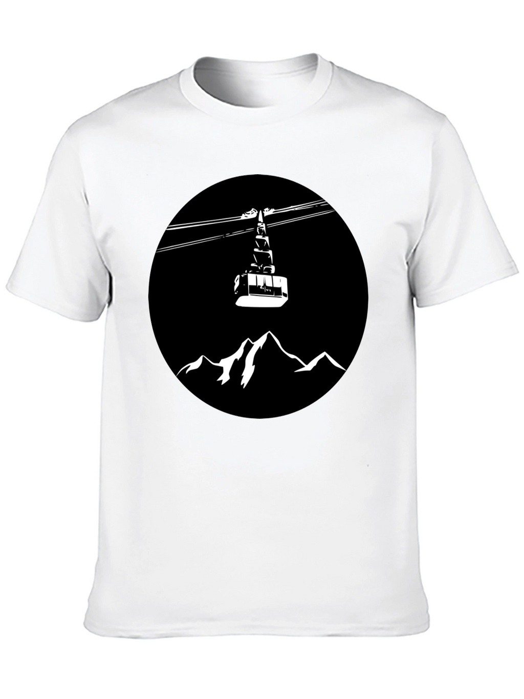 Mountain Cable Car Graphic Tee