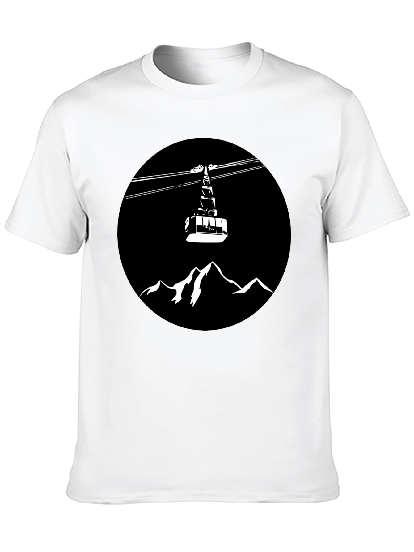 Mountain Cable Car Graphic Tee
