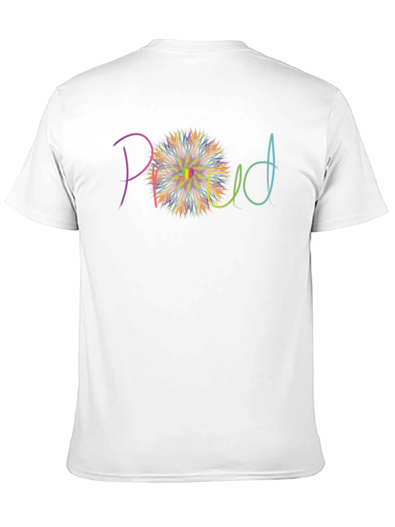 Proud Graphic T-Shirt - Black Cotton Blend
