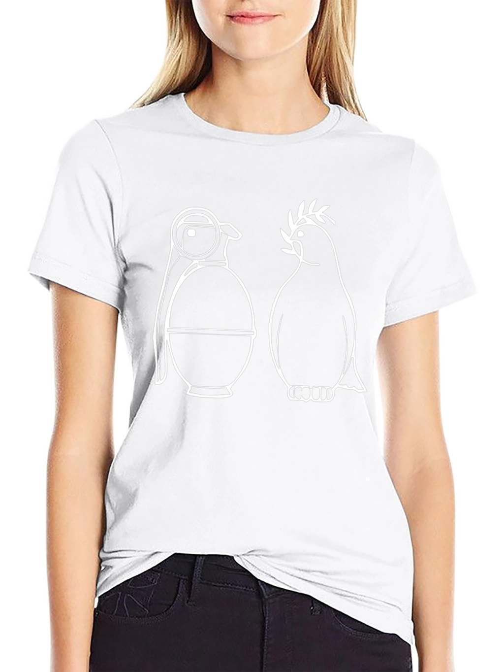 Peace or Pieces T-Shirt: Grenade & Dove Design
