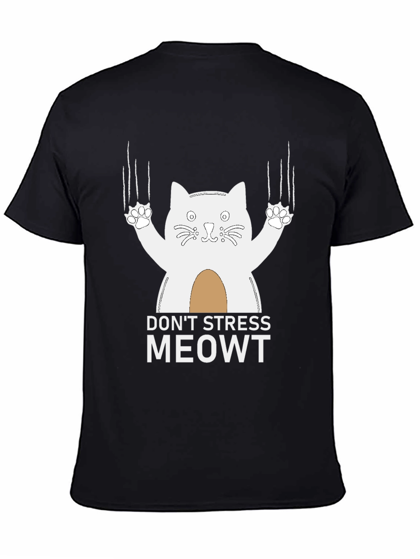 Dont Stress Meowt T-Shirt - Funny Cat Tee