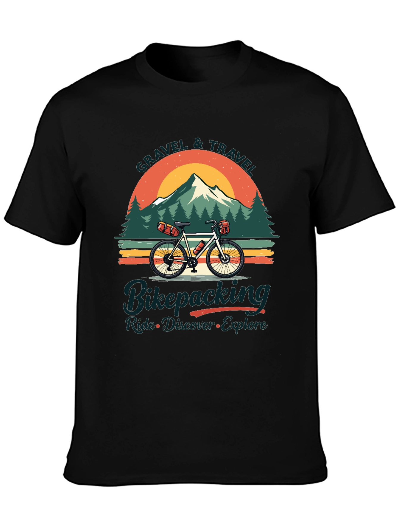 Gravel & Travel Bikepacking Ride T-Shirt