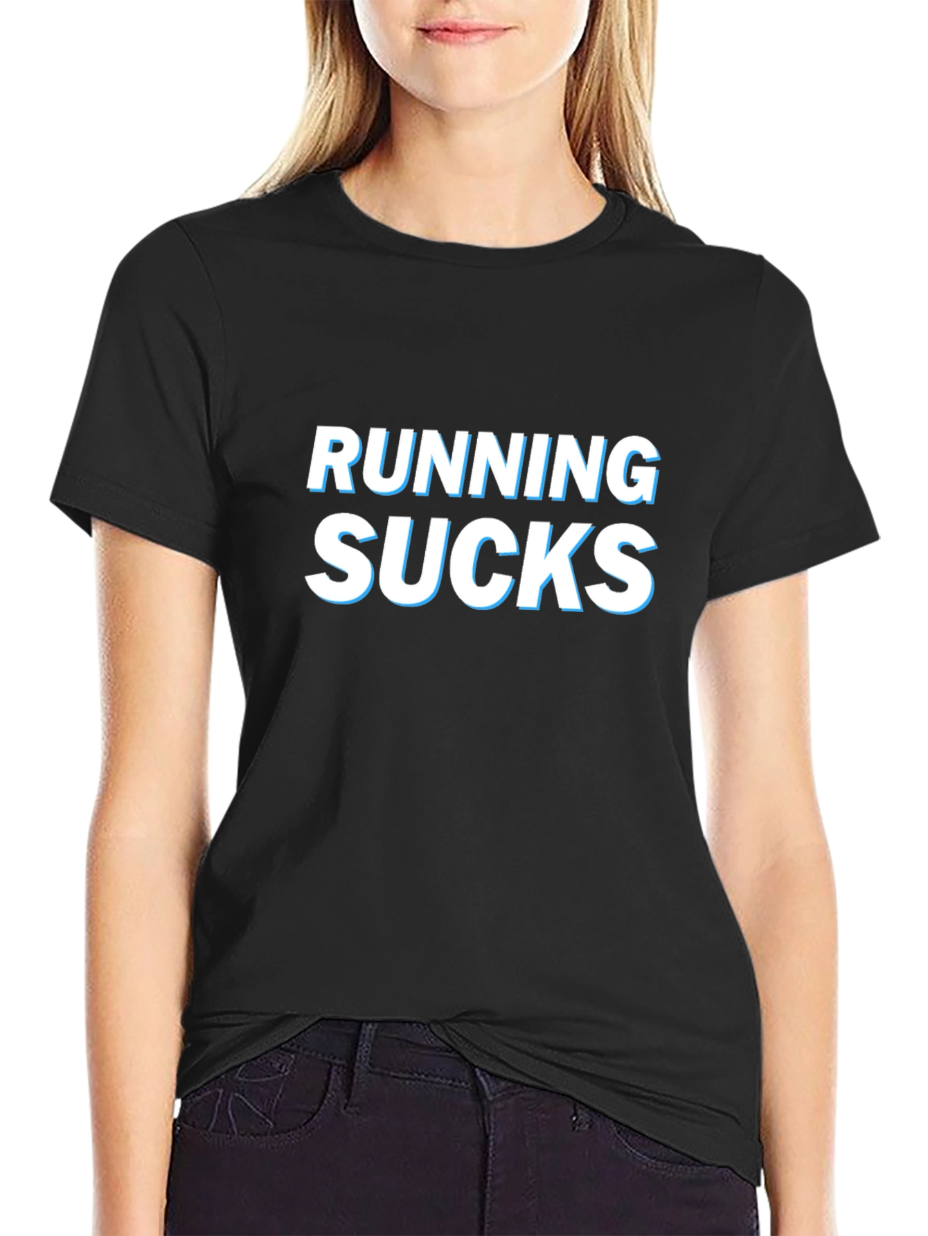 Running Sucks Graphic T-Shirt - Comfortable Everyday Wear
