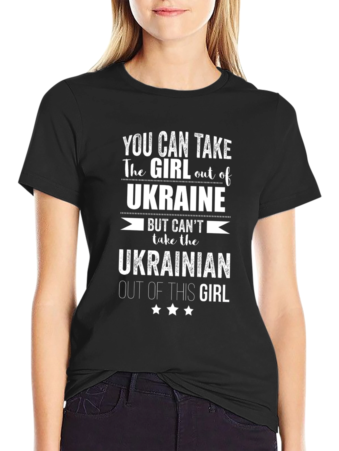 Ukraine Girl T-Shirt: Proud Ukrainian Heritage Tee