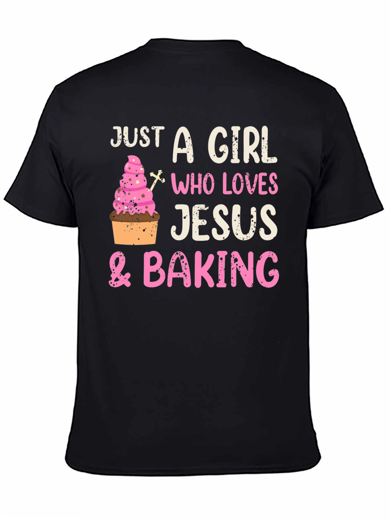 Girl Who Loves Jesus & Baking T-Shirt