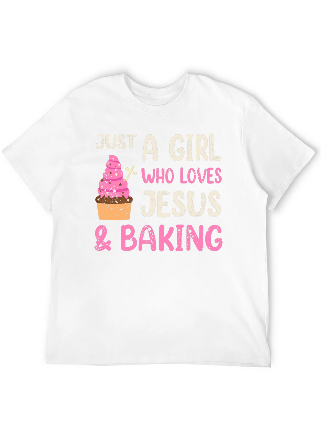 Girl Who Loves Jesus & Baking T-Shirt