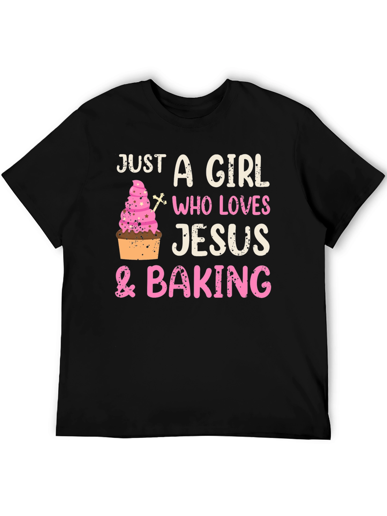 Girl Who Loves Jesus & Baking T-Shirt