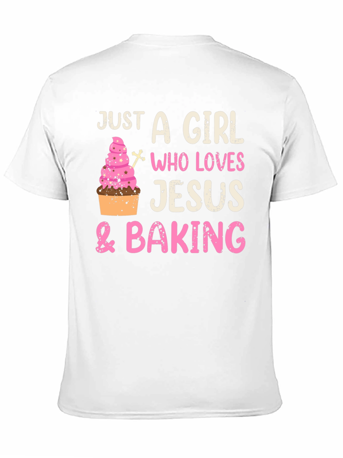 Girl Who Loves Jesus & Baking T-Shirt