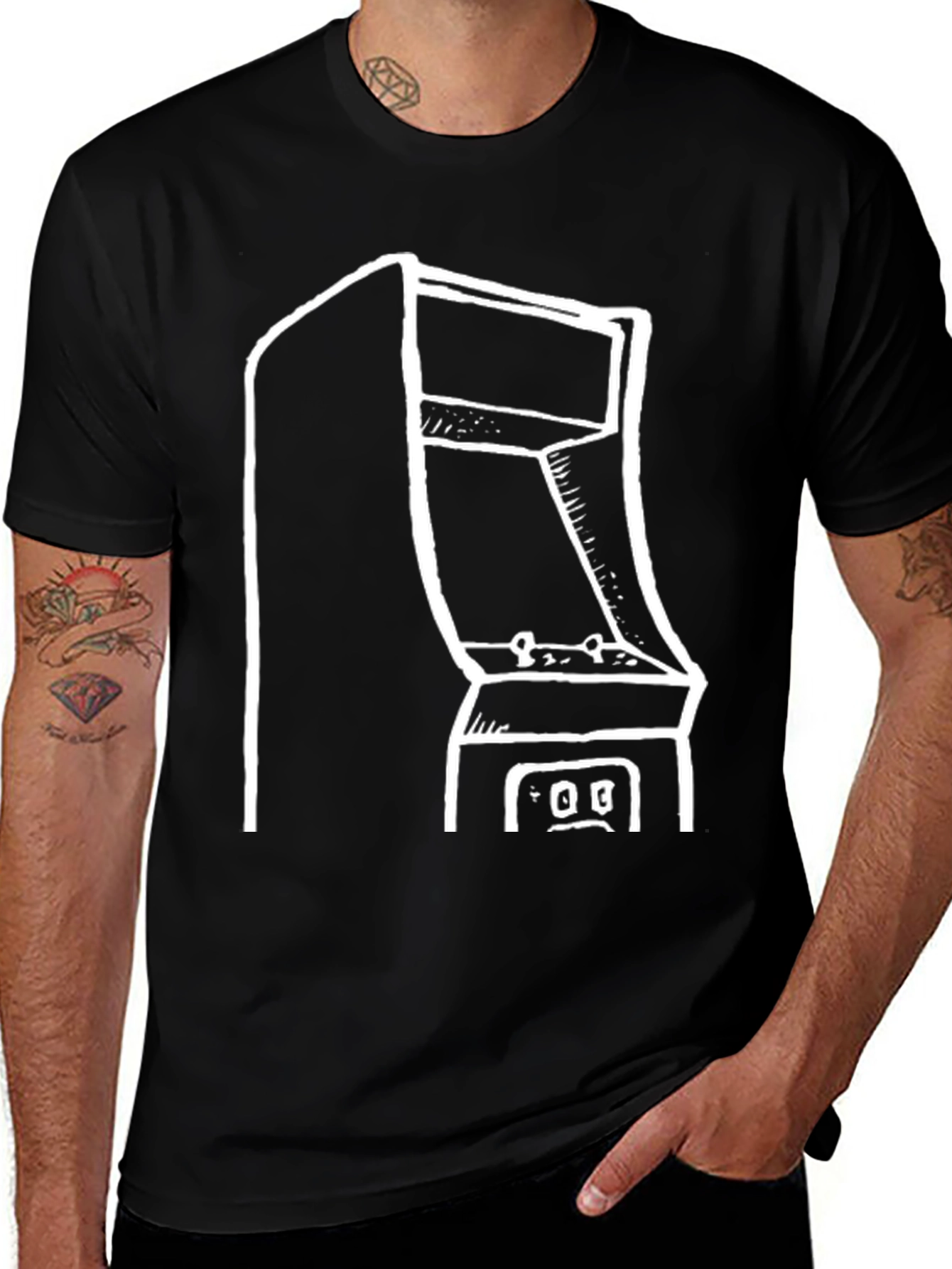 Arcade Game T-Shirt - Retro Gamer Style