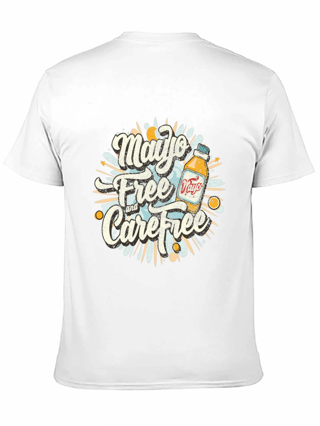 Mayo Free & Carefree Black Graphic Tee