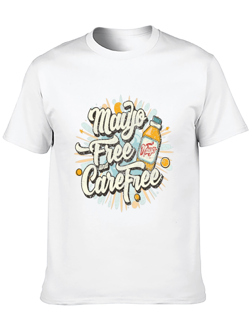 Mayo Free & Carefree Black Graphic Tee