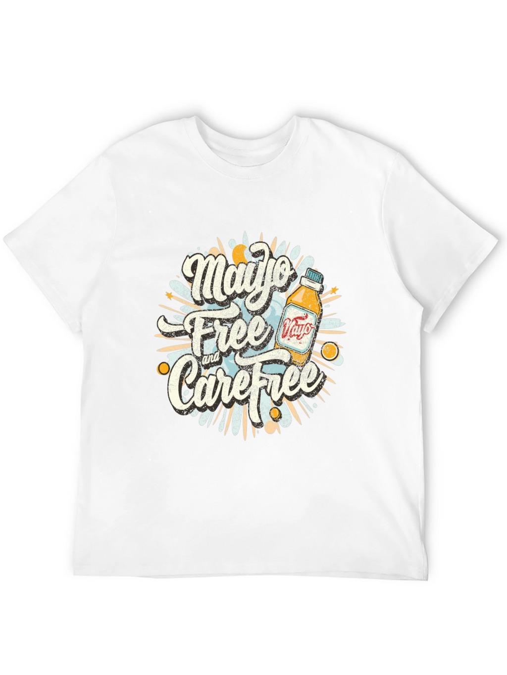 Mayo Free & Carefree Black Graphic Tee