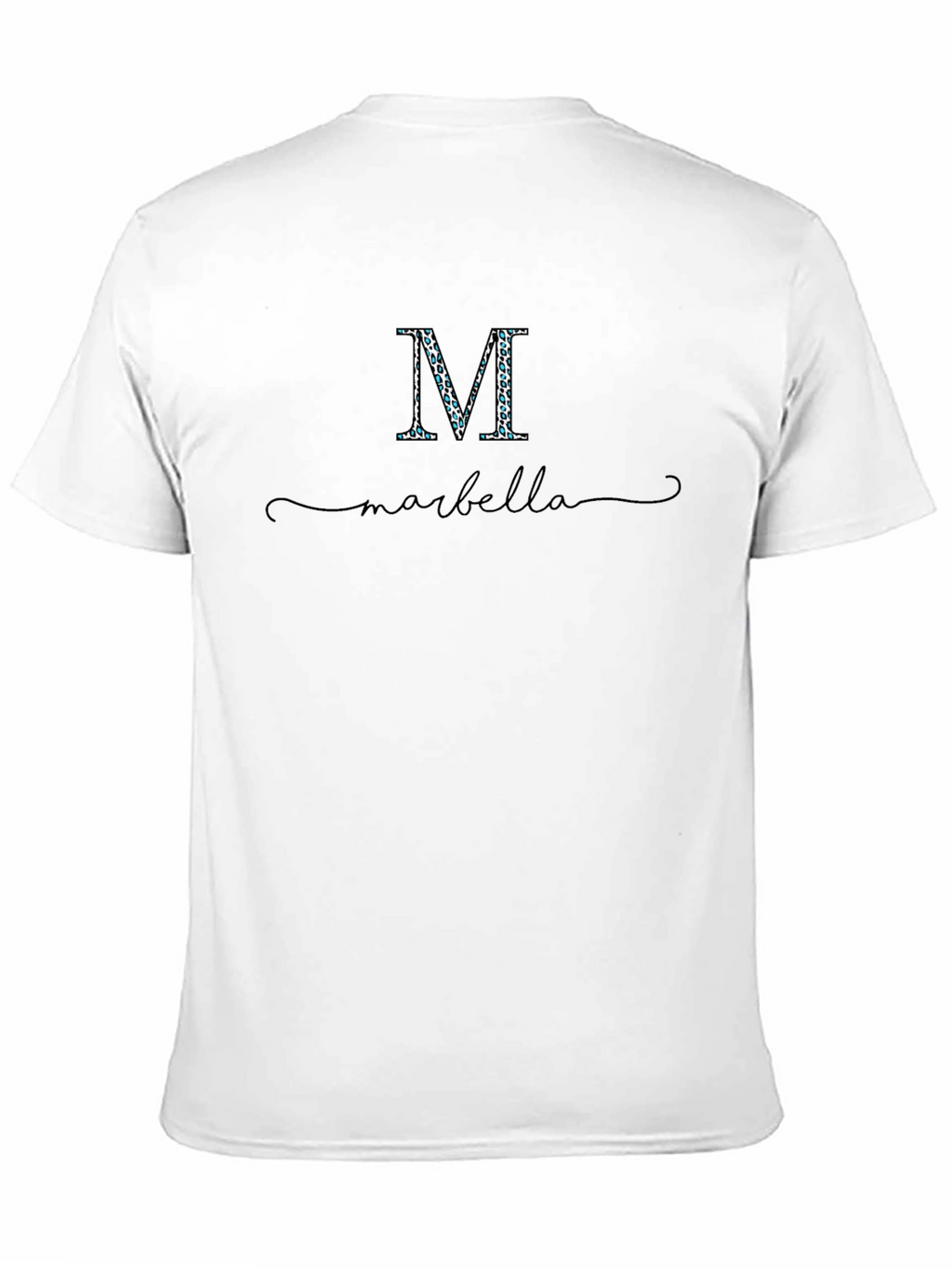 Marbella M Graphic Black T-Shirt